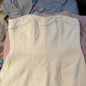 Lilly Pulitzer White Strapless Dress